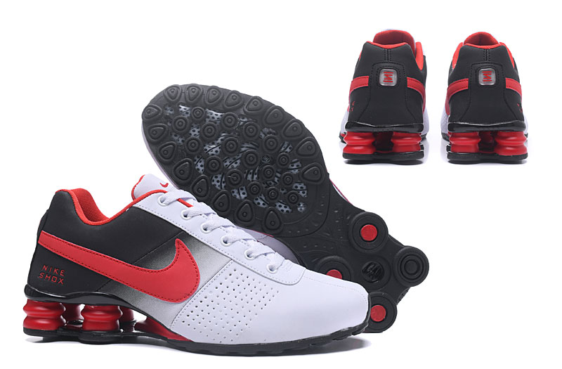 New Men Nike Shox OZ D White Red Black Shoes